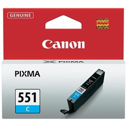 Show details for Canon Tintenpatrone CLI-551C cyan, Füllmenge 7ml Picture of Canon Tintenpatrone CLI-551C cyan, Füllmenge 7ml