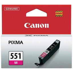 Show details for Canon Tintenpatrone CLI-551M magenta, Füllmenge 7ml Picture of Canon Tintenpatrone CLI-551M magenta, Füllmenge 7ml