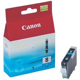 Zeige Details für Canon Tintenpatrone CLI-8C cyan, Füllmenge 13ml Bild von Canon Tintenpatrone CLI-8C cyan, Füllmenge 13ml