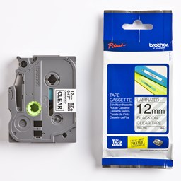Zeige Details für Brother P-Touch TZe-131, Schriftbandkassette 12mm, black on clear Tape Bild von Brother P-Touch TZe-131, Schriftbandkassette 12mm, black on clear Tape