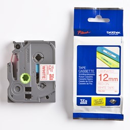 Zeige Details für Brother P-Touch TZe-232, Schriftbandkassette 12mm, red on white Tape Bild von Brother P-Touch TZe-232, Schriftbandkassette 12mm, red on white Tape