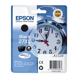 Show details for Epson Tintenpatrone T271140 XL schwarz, 1100 Seiten Picture of Epson Tintenpatrone T271140 XL schwarz, 1100 Seiten