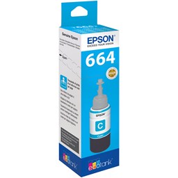 Zeige Details für Epson Tintenbehälter T664240 cyan, 6500 Seiten Bild von Epson Tintenbehälter T664240 cyan, 6500 Seiten