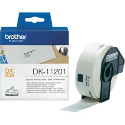 Zeige Details für Brother P-Touch DK-11201, Adressetiketten 90x29mm, schwarz auf weiss Bild von Brother P-Touch DK-11201, Adressetiketten 90x29mm, schwarz auf weiss
