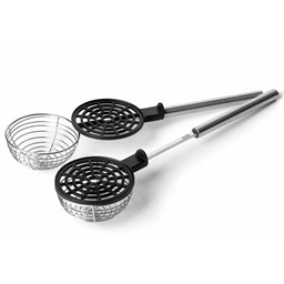 Zeige Details für Stöckli Fonduesieb mit Deckel 2 Stück Bild von Stöckli Fonduesieb mit Deckel 2 Stück