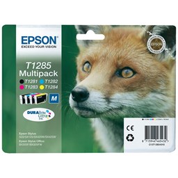 Zeige Details für Epson Tintenpatrone T1285 Multipack CMYBK, Füllmenge 1 x 5.9ml, 3 x 3.5ml Bild von Epson Tintenpatrone T1285 Multipack CMYBK, Füllmenge 1 x 5.9ml, 3 x 3.5ml