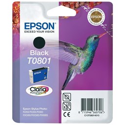 Zeige Details für Epson Tintenpatrone T0801 schwarz, 300 Seiten Bild von Epson Tintenpatrone T0801 schwarz, 300 Seiten