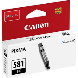Show details for Canon Tintenpatrone CLI-581BK, schwarz, Füllmenge 5.6ml Picture of Canon Tintenpatrone CLI-581BK, schwarz, Füllmenge 5.6ml