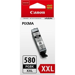 Show details for Canon Tintenpatrone CLI-580PGBK XXL, schwarz, Füllmenge 25.7ml Picture of Canon Tintenpatrone CLI-580PGBK XXL, schwarz, Füllmenge 25.7ml