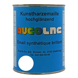 Zeige Details für Ruco Rucolac Kunstharzemaille RAL9010 Reinweiss 125ml Bild von Ruco Rucolac Kunstharzemaille RAL9010 Reinweiss 125ml