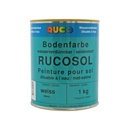 Show details for Ruco Rucosol Bodenfarbe Weiss 1kg Picture of Ruco Rucosol Bodenfarbe Weiss 1kg