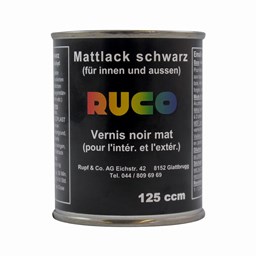Show details for Ruco Mattlack Schwarz 125ml Picture of Ruco Mattlack Schwarz 125ml