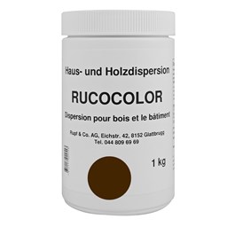 Show details for Ruco Rucocolor Haus- und Holzdispersion RAL8011 Nussbraun 1kg Picture of Ruco Rucocolor Haus- und Holzdispersion RAL8011 Nussbraun 1kg