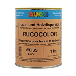 Show details for Ruco Rucocolor Haus- und Holzdispersion Weiss 1kg Picture of Ruco Rucocolor Haus- und Holzdispersion Weiss 1kg