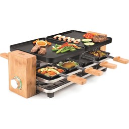 Show details for König Raclettegrill Bamboo 8er Picture of König Raclettegrill Bamboo 8er