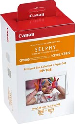 Show details for Canon KP-108IN Farbtinte/Papier-Set 10x14.9cm (10x15cm) für Selphy Drucker Picture of Canon KP-108IN Farbtinte/Papier-Set 10x14.9cm (10x15cm) für Selphy Drucker