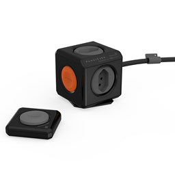 Show details for Schönenberger Steckdose allocacoc PowerCube Extended Remote schwarz Picture of Schönenberger Steckdose allocacoc PowerCube Extended Remote schwarz