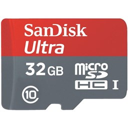 Show details for SanDisk Ultra micro-SDHC/UHS-I 32 GB Speicherkarte Picture of SanDisk Ultra micro-SDHC/UHS-I 32 GB Speicherkarte