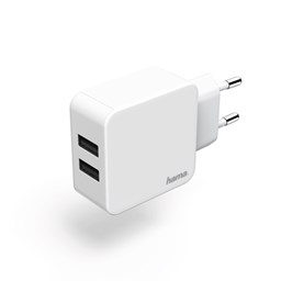 Zeige Details für Hama 2-fach USB-Ladeadapter, 2,4A Bild von Hama 2-fach USB-Ladeadapter, 2,4A