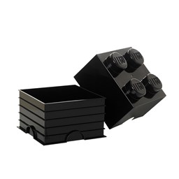 Zeige Details für Lego Box 4 schwarz Bild von Lego Box 4 schwarz
