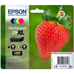 Show details for EPSON Tintenpatronen 29XL T299640 Multipack CMYBK Picture of EPSON Tintenpatronen 29XL T299640 Multipack CMYBK