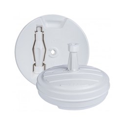 Show details for Sonnenschirmsockel Kunststoff ø42 cm weiss Picture of Sonnenschirmsockel Kunststoff ø42 cm weiss