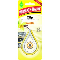 Show details for Wunder-Baum Auto-Lufterfrischer Clip Vanille Picture of Wunder-Baum Auto-Lufterfrischer Clip Vanille