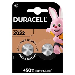 Show details for Duracell Knopfzellenbatterie CR 2032 Picture of Duracell Knopfzellenbatterie CR 2032
