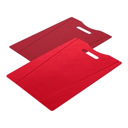 Zeige Details für Kuhn Rikon Schneidbrett Shrink 2-teilig rot Bild von Kuhn Rikon Schneidbrett Shrink 2-teilig rot