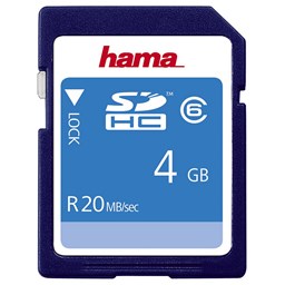 Show details for Hama SDHC 4 GB Speicherkarte Picture of Hama SDHC 4 GB Speicherkarte