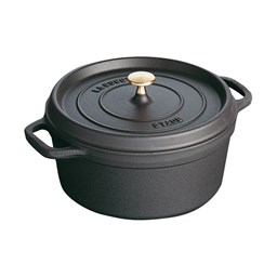 Zeige Details für Staub Bräter Cocotte rund 28cm schwarz Bild von Staub Bräter Cocotte rund 28cm schwarz
