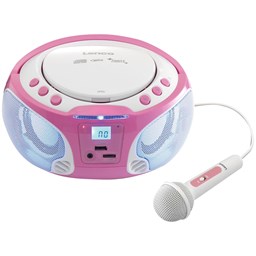 Show details for Lenco CD-Player SCD-650, pink Picture of Lenco CD-Player SCD-650, pink