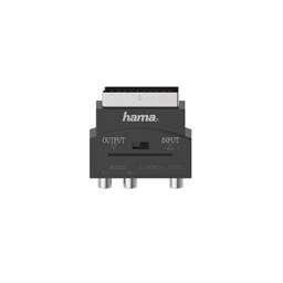 Bild von Hama Video-Adapter, 3 Cinch-Kupplung Scart-Stecker