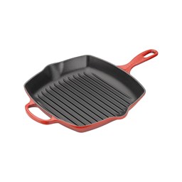Zeige Details für Le Creuset Gusseisen-Grillpfanne Signature rot 26 cm  Bild von Le Creuset Gusseisen-Grillpfanne Signature rot 26 cm