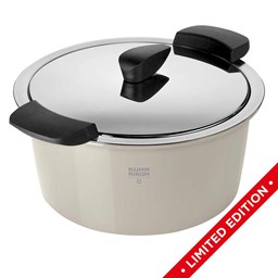 Zeige Details für Kuhn Rikon Hotpan Servierkasserolle 3 L / 22 cm sand Bild von Kuhn Rikon Hotpan Servierkasserolle 3 L / 22 cm sand