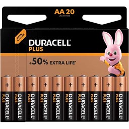 Zeige Details für Duracell AA/LR06 Plus Power Multipack 20 Stück Bild von Duracell AA/LR06 Plus Power Multipack 20 Stück