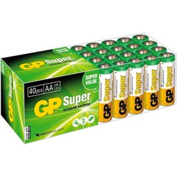 Show details for GP Batteries Super Alkaline AA Multipack Picture of GP Batteries Super Alkaline AA Multipack