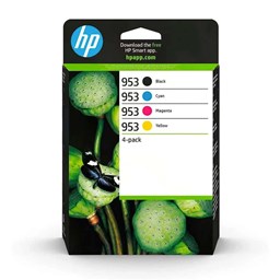 Show details for HP Tintenpatrone Multipack 953 CMYBK, 960/630 Seiten, 6ZC69AE  Picture of HP Tintenpatrone Multipack 953 CMYBK, 960/630 Seiten, 6ZC69AE
