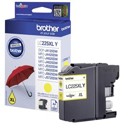 Zeige Details für Brother XL-Tintenpatrone LC-225XLY gelb, 1200 Seiten Bild von Brother XL-Tintenpatrone LC-225XLY gelb, 1200 Seiten