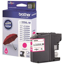Zeige Details für Brother XL-Tintenpatrone LC-225XLM magenta, 1200 Seiten Bild von Brother XL-Tintenpatrone LC-225XLM magenta, 1200 Seiten
