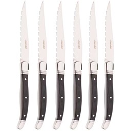 Show details for Berndorf Steakmesser Set Pakka 6-teilig schwarz Picture of Berndorf Steakmesser Set Pakka 6-teilig schwarz