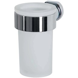 Show details for Spirella Becher Milo chrom-frosty Picture of Spirella Becher Milo chrom-frosty