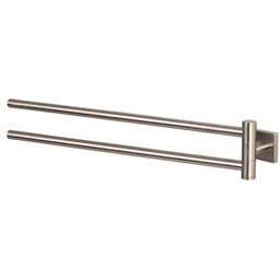 Zeige Details für Spirella Handtuchhalter 2-teilig Nyo Steel-brushed Bild von Spirella Handtuchhalter 2-teilig Nyo Steel-brushed