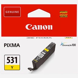 Zeige Details für Canon Tintenpatrone CLI-531Y, yellow Bild von Canon Tintenpatrone CLI-531Y, yellow