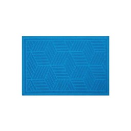 Zeige Details für Spirella Badteppich Cubo Blau 50x80cm Bild von Spirella Badteppich Cubo Blau 50x80cm