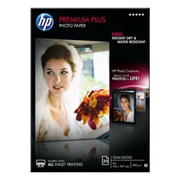 Show details for HP Fotopapier Premium Plus CR673A, 210 x 297mm, 20 Blatt Picture of HP Fotopapier Premium Plus CR673A, 210 x 297mm, 20 Blatt