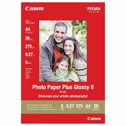 Bild von Canon Fotopapier PP-201 Glossy, 210 x 297mm (A4)