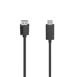 Zeige Details für Hama Video-Kabel, DisplayPort-HDMI, 4K, 1.5m Bild von Hama Video-Kabel, DisplayPort-HDMI, 4K, 1.5m