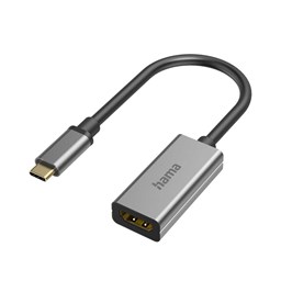 Show details for Hama Video-Adapter, USB-C-Stecker - HDMI, 8K, Alu Picture of Hama Video-Adapter, USB-C-Stecker - HDMI, 8K, Alu