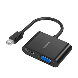 Show details for Hama Video-Adapter, 2in1, Mini-DP-VGA+HDMI, 4K Picture of Hama Video-Adapter, 2in1, Mini-DP-VGA+HDMI, 4K